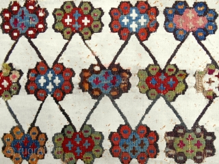 Ottoman inspired design > Fine East Anatolian kilim fragments > 18th c. > Fantastic cotton borders!                 