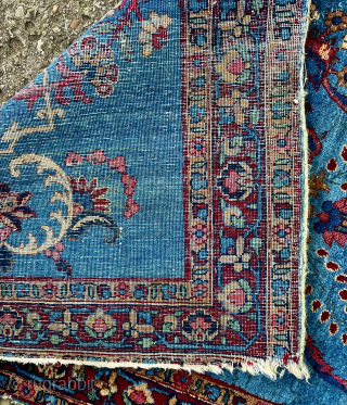 Stunning c. 1870 Persian Lillihan small rug. 26"x47". Super fine weave. Please email: patrickpouler@gmail.com