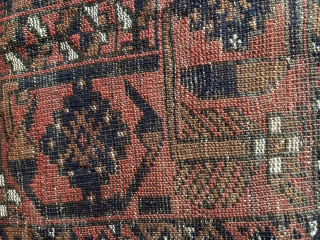 Baluch rug, some low pile but great character.
Cm.155x87
Contact: patri0562@gmail.com