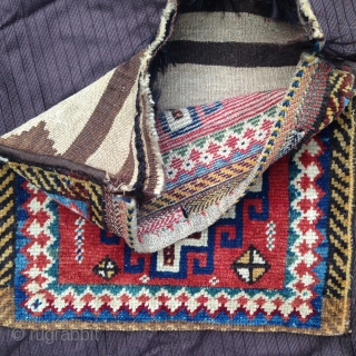 Small Kurdish/ Lori bag. Good strong graphics, 42x43 cm.                        