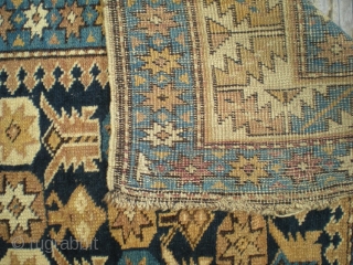 Well maintained, finely woven antique Caucasian Kuba rug, approx. 350 kpsi. Nice use of colors, well saturated.
Guesstimate of age at 1900 (between late 1800's - very early 1900's). Unusually good condition for  ...