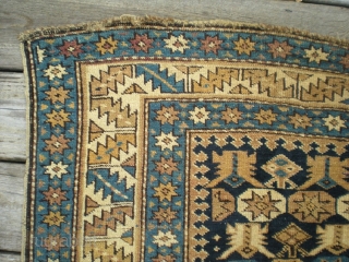 Well maintained, finely woven antique Caucasian Kuba rug, approx. 350 kpsi. Nice use of colors, well saturated.
Guesstimate of age at 1900 (between late 1800's - very early 1900's). Unusually good condition for  ...