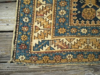 Well maintained, finely woven antique Caucasian Kuba rug, approx. 350 kpsi. Nice use of colors, well saturated.
Guesstimate of age at 1900 (between late 1800's - very early 1900's). Unusually good condition for  ...