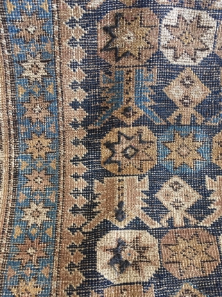 Well maintained, finely woven antique Caucasian Kuba rug, approx. 350 kpsi. Nice use of colors, well saturated.
Guesstimate of age at 1900 (between late 1800's - very early 1900's). Unusually good condition for  ...