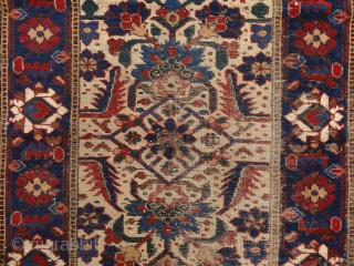 "Just living is not enough... one must have sunshine, freedom, and a little flower." Hans Christian Andersen Baluch rug, North-east Persia, 19th century, a real mastperpiece of its kind. All organic, deeply  ...