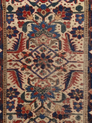 "Just living is not enough... one must have sunshine, freedom, and a little flower." Hans Christian Andersen Baluch rug, North-east Persia, 19th century, a real mastperpiece of its kind. All organic, deeply  ...