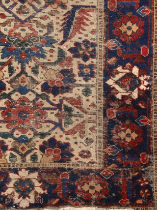 "Just living is not enough... one must have sunshine, freedom, and a little flower." Hans Christian Andersen Baluch rug, North-east Persia, 19th century, a real mastperpiece of its kind. All organic, deeply  ...