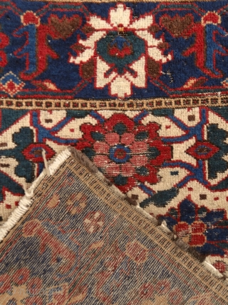 "Just living is not enough... one must have sunshine, freedom, and a little flower." Hans Christian Andersen Baluch rug, North-east Persia, 19th century, a real mastperpiece of its kind. All organic, deeply  ...