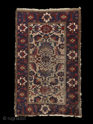 "Just living is not enough... one must have sunshine, freedom, and a little flower." Hans Christian Andersen Baluch rug, North-east Persia, 19th century, a real mastperpiece of its kind. All organic, deeply  ...