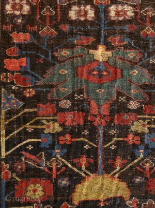 "Seek art and abstraction in nature by dreaming in the presence of it." Paul Gauguin, Kurdish rug, Persia, 19th century. A real dramatic & abstract and visionary work of art. Reminds me  ...