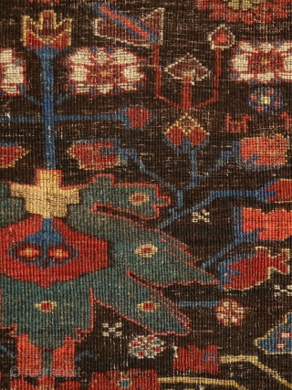 "Seek art and abstraction in nature by dreaming in the presence of it." Paul Gauguin, Kurdish rug, Persia, 19th century. A real dramatic & abstract and visionary work of art. Reminds me  ...