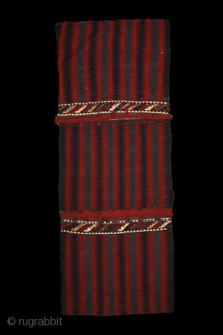 Caucasian camel bag, most probably from Bordjalu area, 19th century, wonderful contemporary-like drawing, just like an op-art painting, all natural colours, soft wool and very fine weave with soft handle. 1 old  ...