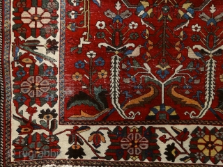 "The temple bell stops. But i still hear the sound coming out of the flowers." Matsuo Basho Bakhtiari rug, Persia, 19th century. Most probably somewhere in Chadar Mahal area ... This is  ...