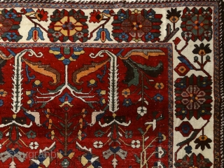 "The temple bell stops. But i still hear the sound coming out of the flowers." Matsuo Basho Bakhtiari rug, Persia, 19th century. Most probably somewhere in Chadar Mahal area ... This is  ...