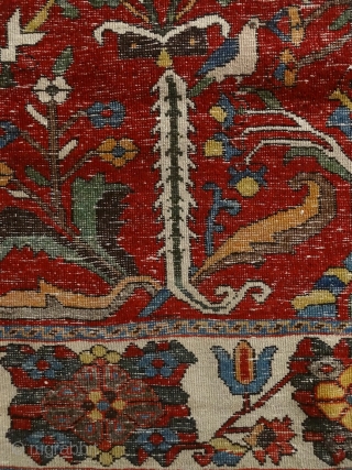 "The temple bell stops. But i still hear the sound coming out of the flowers." Matsuo Basho Bakhtiari rug, Persia, 19th century. Most probably somewhere in Chadar Mahal area ... This is  ...