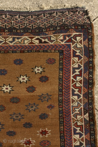 "I am a drunkard from another kind of tavern. 
I dance to a silent tune. 
I am the symphony of stars."
Rumi (13th century)
North east persian tribal rug with Baluch/Kordi/Afshar influences, 19th century,  ...