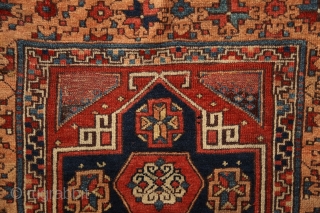 East anatolian 'Holbein' rug, mid. 19th cent. 100x266 cm. In almost 100% perfect, original condition, with full meaty pile all over, only 2-3 small corroded spots of browns. century. The material is  ...