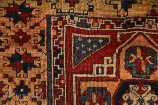 East anatolian 'Holbein' rug, mid. 19th cent. 100x266 cm. In almost 100% perfect, original condition, with full meaty pile all over, only 2-3 small corroded spots of browns. century. The material is  ...