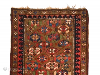 "If there is a virtue in the world at which we should always aim, it is cheerfulness." Edward g. Bulwer-Lytton. Joyful 'Sauj Bulagh' kurdish tribal rug, North-west Persia, 19th century, Soft &  ...