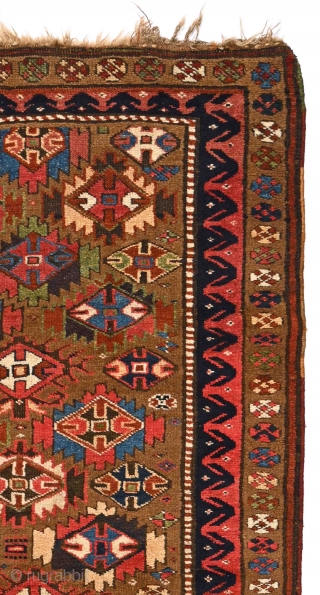 "If there is a virtue in the world at which we should always aim, it is cheerfulness." Edward g. Bulwer-Lytton. Joyful 'Sauj Bulagh' kurdish tribal rug, North-west Persia, 19th century, Soft &  ...