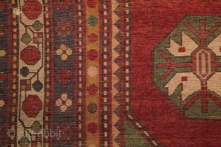 Lambalo kazak rug with 5 borders, dated in the main field *270 (1270/1854), 200x125 cm, wool on wool with more than perfect natural colors... the bests what that type can have. Every  ...