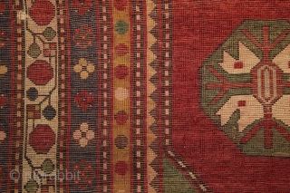 Lambalo kazak rug with 5 borders, dated in the main field *270 (1270/1854), 200x125 cm, wool on wool with more than perfect natural colors... the bests what that type can have. Every  ...