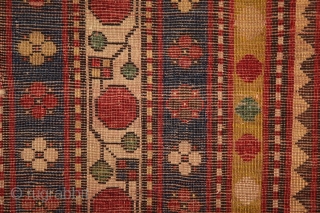 Lambalo kazak rug with 5 borders, dated in the main field *270 (1270/1854), 200x125 cm, wool on wool with more than perfect natural colors... the bests what that type can have. Every  ...