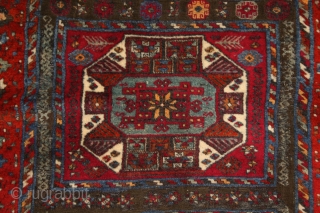 Yuruk "Crivelli" rug, eastern Anatolia, 225x157 cm, ca. 1860-1870. Immaculate condition except some corroded browns. No damage, no repair. Full, juicy, lustrous pile overall, original kilim end on the end. I think  ...