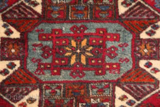 Yuruk "Crivelli" rug, eastern Anatolia, 225x157 cm, ca. 1860-1870. Immaculate condition except some corroded browns. No damage, no repair. Full, juicy, lustrous pile overall, original kilim end on the end. I think  ...