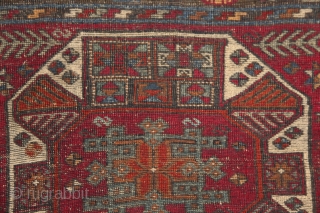 Yuruk "Crivelli" rug, eastern Anatolia, 225x157 cm, ca. 1860-1870. Immaculate condition except some corroded browns. No damage, no repair. Full, juicy, lustrous pile overall, original kilim end on the end. I think  ...