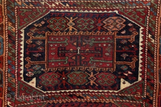 Reshwan rug, ca. 1870., Eastern Anatolia, 170x120cm. Pre-commercial, tribal piece. Magnific, elegant, deeply saturated all organic dyes incl. many refreshing greens.... glowing, silky wool. Original kilim finishing on both ends with Cicim  ...