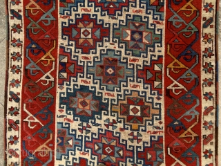 "When the color achieves richness, the form attains its fullness also." (Paul Cezanne) Shahsavan rug, Caucasus, mid 19th century. Perfect condition. Available. Please ask for more, if interested. More beauties on sale:  ...