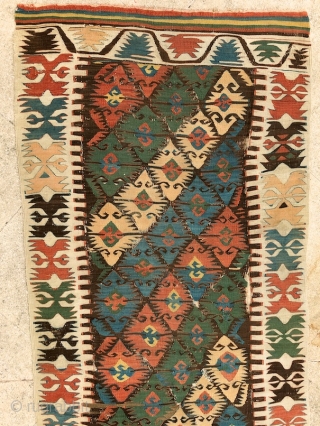 "The details are not the details, they make the design" - Charles Eames Joyfully drawn kilim, most probably a divan cover, Central Anatolia/Konya region, mid. 19th century more beauties: http://rugrabbit.com/profile/5160   