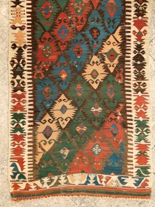 "The details are not the details, they make the design" - Charles Eames Joyfully drawn kilim, most probably a divan cover, Central Anatolia/Konya region, mid. 19th century more beauties: http://rugrabbit.com/profile/5160   