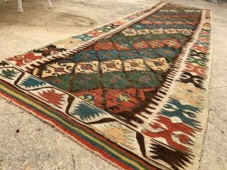 "The details are not the details, they make the design" - Charles Eames Joyfully drawn kilim, most probably a divan cover, Central Anatolia/Konya region, mid. 19th century more beauties: http://rugrabbit.com/profile/5160   