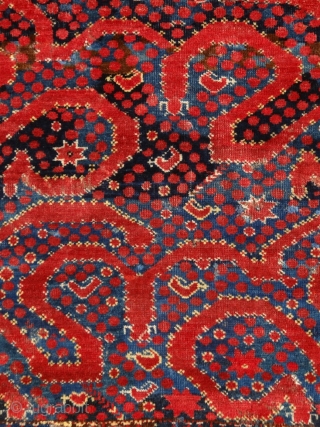 "The most beautiful thing we can experience is the mysterious. It is the source of all true art and all sciences." Albert Einstein 'Snake' Beshir main rug, mid 19th century, Turkmenistan. Complete  ...