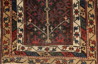 "As the wind does blow/Across the trees, I see the/Buds blooming in May" haiku from Natsune Soseki. Avar (?) tree of life small rug, 19th century/Caucasus,more pieces here: http://www.rugrabbit.com/profile/5160    
