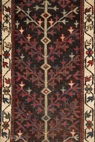 "As the wind does blow/Across the trees, I see the/Buds blooming in May" haiku from Natsune Soseki. Avar (?) tree of life small rug, 19th century/Caucasus,more pieces here: http://www.rugrabbit.com/profile/5160    