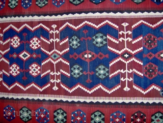 Anatolian Konya Obruk Kilims 
1.35 cm x 4.55 cm                        