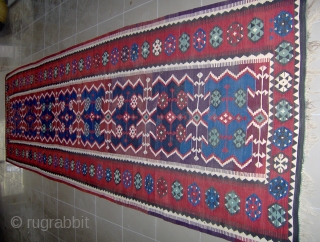 Anatolian Konya Obruk Kilims 
1.35 cm x 4.55 cm                        