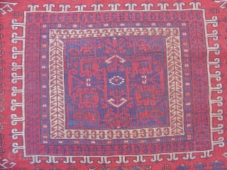 West Anatolian Bergama 2-1-2 Holbein derived rug. Very square proportions. Size = 5'2" x 5'3" Inv. #11928.
                