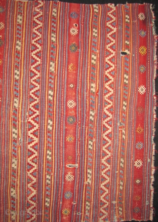 

Anatolian kilim fragment. West/Central(Dazkiri?). 1st half 19th century 135x225cms                        