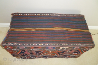 Great, NW Persian mafrash, late 19th century.  All good colors and in perfect condition.  I have owned it for 20 years.  Selvedge seems to be redone, but with high  ...