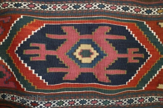 Great, NW Persian mafrash, late 19th century.  All good colors and in perfect condition.  I have owned it for 20 years.  Selvedge seems to be redone, but with high  ...