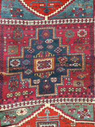 Wonderful East Anatolian Kurdish rug circa 1850
207cm x 130cm (6’9 x 4’3)
                     