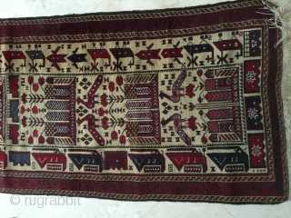Genuine Baluch War rug Circa 1985 depicting the Russian war with Afghanistan. Beautiful rug in excellent condition 5m x 0.8m             
