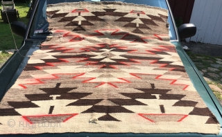 Thick Heavy Navaho w Obvious issues 3'10" x 5'2"                        