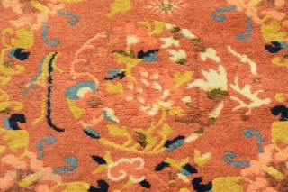 Mid 19th Century Ningxia, Pair of Floral mats. Divocounted price                       