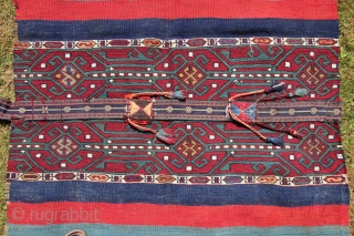 Antique kurdish Ala Cuval, Malatya, complete. Very colorful tribal item. Please ask for more information.                  