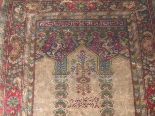 Flosch Prayer rug 19 th                            